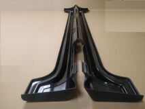 Накладки на внешние пороги Mazda 3 BK 2003-2009 (sedan/hb)