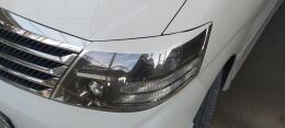 Реснички на фары Toyota Alphard H10 04.2005 - 05.2008 РЕСТАЙЛИНГ
