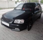 Накладки на передний бампер Клыки для Hyundai Accent
