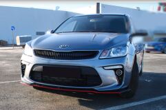 Сплиттер (губа) переднего бампера Sport Line для Kia Rio 4