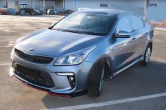 Сплиттер (губа) переднего бампера Sport Line для Kia Rio 4