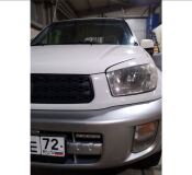 Реснички на фары для Toyota Rav4 ACA21 рестайлинг 2003-