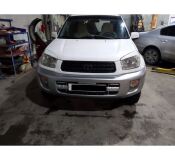 Реснички на фары для Toyota Rav4 ACA21 рестайлинг 2003-