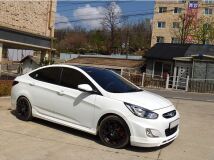 Пороги для Hyundai Solaris, Kia Rio 2010-2017