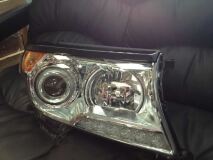Реснички на фары для Toyota Land Cruiser 200 (2012-2015)