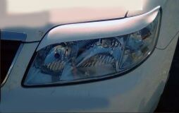 Реснички на фары для Toyota Corolla (правый руль) NZE121 2рестайлинг 2004-2006
