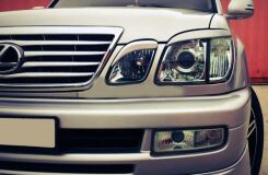 Реснички на фары для Lexus LX470 1998-2007