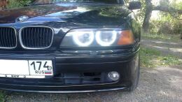 Реснички на фары для BMW 5 (E39) рестайлинг 2001-2004