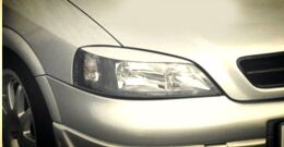 Накладки на фары (реснички) для Opel Astra G 1998-2004