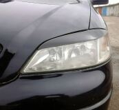 Накладки на фары (реснички) для Opel Astra G 1998-2004