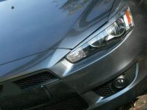 Накладки (реснички) на фары Mitsubishi Lancer 10 2007-2016