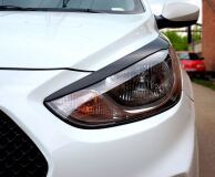 Накладки на фары (реснички) Hyundai Solaris 2011 - 2014