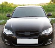 Реснички на фары для Subaru Legacy BL5 рестайлинг