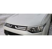 Реснички на фары для Mitsubishi Outlander 2012-
