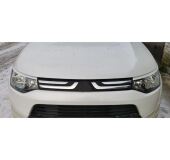 Реснички на фары для Mitsubishi Outlander 2012-