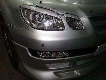 Реснички (накладки) на фары Mitsubishi Airtrek CU2W 2001-2005