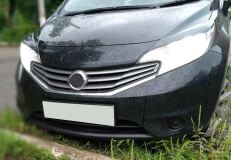 Реснички на фары для Nissan Note E12 2012-2016