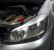 Реснички на фары для Toyota Ipsum 2003-2009 ACM 20 рестайлинг