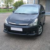 Реснички на фары для Toyota Wish ANE10 узкие, простая оптика