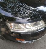 Реснички на фары для Audi A6 C6 2004-2008 (4F2, 4F5 - оптика без ДХО)