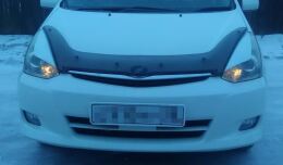 Реснички на фары для Toyota Wish ANE10 широкие
