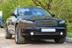 Накладки на передние фары (реснички) Infiniti FX 35 2003-2008