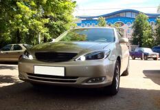 Реснички на фары для Toyota Camry ACV 30
