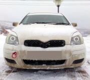 Реснички на фары для Toyota Vitz NCP10 1999-2005