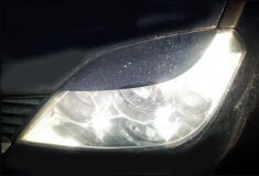 Реснички на фары для Nissan Primera HP12 2002-2008