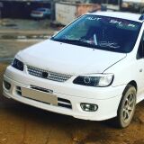 Реснички на фары для Toyota Spacio AE111