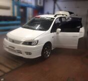 Реснички на фары для Toyota Spacio AE111