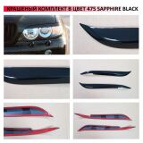 Реснички на фары для BMW X5 E53 2003 - 2006