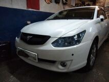 Реснички на фары для Toyota Caldina ZZT241 простая оптика 2002-2004