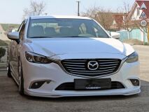 Сплиттер передний под стандартный бампер Mazda 6 GJ / Atenza GJ (2012 - 2018)