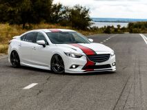 Сплиттер передний под стандартный бампер Mazda 6 GJ / Atenza GJ (2012 - 2018)