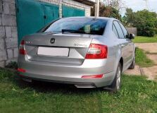 Имитация насадок глушителя для Skoda Octavia III A7 (2013-)