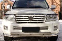 Реснички на фары для Toyota Land Cruiser 200 (2012-2015)