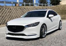 Комплект сплиттеров (Передний и Боковые-сплиттеры (пороги)) Mazda 6 / Atenza GJ 2018-2023