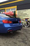 Диффузор заднего бампера BMW 3-series (F30) черный матовый
