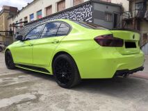 Диффузор заднего бампера для BMW 3-series 2011-2019 черный матовый