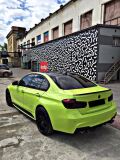 Диффузор заднего бампера для BMW 3-series 2011-2019 черный глянцевый