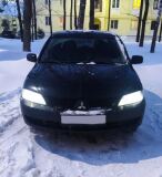 Реснички на фары для Mitsubishi Lancer 9 (ABS) ШИРОКИЕ