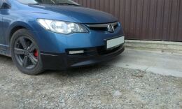 Юбка переднего бампера для Honda Civic 4d