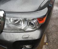 Реснички на фары для Toyota Land Cruiser 200 (2012-2015)