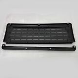 Решетка радиатора широкие полосы, черная, лак для LADA (ВАЗ) 2107