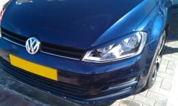 Накладки на фары (реснички) для Volkswagen Golf 2012-2017