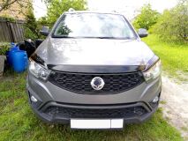 Накладки на фары (реснички) для SsangYong Actyon 2013-2021
