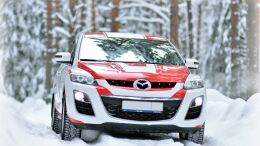 Реснички на фары MAZDA CX-7 2006-2012г