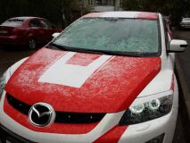 Реснички на фары MAZDA CX-7 2006-2012г