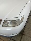 Реснички на фары для Toyota Corolla (правый руль) NZE121 2рестайлинг 2004-2006